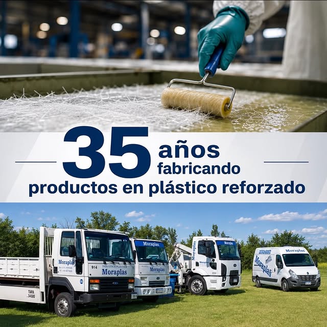 35 años fabricando productos en plástico reforzado